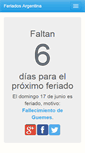 Mobile Screenshot of feriadosargentina.com